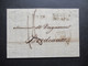 Italien 1831 Faltbrief Mit Inhalt L2 Genova Und Ra3 Italie Par Antibes Genua - Bordeaux  Kleiner Taxstempel Chiffre 8 - 1. ...-1850 Prephilately