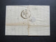 Italien 1831 Faltbrief Mit Inhalt L2 Genova Und Ra3 Italie Par Antibes Genua - Bordeaux  Kleiner Taxstempel Chiffre 8 - 1. ...-1850 Vorphilatelie