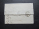 Faltbrief Mit Inhalt 1853 Stempel K1 Milano Und Taxstempel Chiffre 10 / Schwarzer K2 Autr. 2 Briancon 2 Nach Marseille - 1. ...-1850 Vorphilatelie