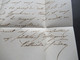 Delcampe - Faltbrief Mit Inhalt 1853 Stempel K1 Milano Und Taxstempel Chiffre 10 / Schwarzer K2 Autr. 2 Briancon 2 Nach Marseille - 1. ...-1850 Vorphilatelie