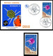 Nouvelle Caledonie, Neukaledonien, New Caledonia 1965 Syncom II FDC + Stamp - Ozeanien