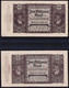 2x 2 Millionen Mark 23.7.1923 - KN 16 Mm + 18 Mm - Reichsbank (DEU-101a, B) - 2 Miljoen Mark