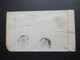 Delcampe - Spanien 1864 Faltbrief Mit Inhalt Stempel K2 Sabadell Barcelona PD Beleg Chiffre Taxe 5 Nach Louviers - Covers & Documents