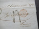 Belgien 1858 Faltbrief Mit Inhalt Stempel K2 Bruxelles Und Roter K2 Belg. 5 Valenciennes Rückseitig 3 Stempel / Bahnpost - 1849-1865 Medaillons (Varia)