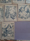 Joli Lot 16 Chromos Images Dessins  . CHASSE  . ESCRIME  . CAMPAGNE  . - Collezioni