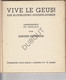 Literatuur: Geuzenliederen, Vive Le Geus! M. Beversluis  (V1671) - Poésie