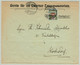 Schweiz 1911, Brief Luzern - Hochdorf, Portofreiheit Verein Für Ein Luzerner Lungensanatorium - Franchigia
