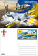 Delcampe - Liberia 2022 Stationery Cards MNH Ukrainian Airforce Heroes Collection Set Of 6 Cards - Liberia