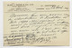 ENGLAND HALF PENNY X3 PERFIN PERFORE A.J.R POST CARD ALAN J. RIDGE &CO LTD LONDON 1936 TO FRANCE - Brieven En Documenten