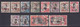 CHINE (CANTON) - 1908 - YVERT N° 50/55+60/61 OBLITERES ET 39/40+62/63 OBLITERES DEFECTUEUX - COTE = 100 EUR. - Used Stamps