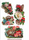 Lot 60 Découpis Gaufrés Ou Non Fleurs Fruits Roses Marguerites Muguet...1900 état Très Bon Voir Photos Recto Verso - Fleurs