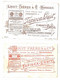 Bordeaux Gironde Publicité Chocolat Louit 2 Chromos Et  1découpi 1900 état Très Bon - Flores