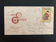 LETTRE PHILATELIC WEEK 1957 Pour Le CAMBODGE TP 10 OBL. ROUGE 32. 11. 1 - Covers & Documents