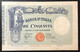 50 Lire Matrice Fascio 21 11 1933 Taglietto In Alto Con Vecchio Restauro Mb  LOTTO 4083 - 50 Lire