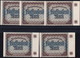 5x 5.000 Mark 2.12.1922 - FZ EO - Wz. Mäander - Laufende KN - Reichsbank (DEU-91b) - 5000 Mark