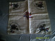 Rare Mouchoir Soie Imprime 7 Couleurs 5 Drapeaux Allies 4 Angles Canon Surmonte Du Drapeau Francais Notre Glorieux 75 - Flags