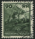 LIECHTENSTEIN 120 O, 1933, 90 Rp. Burg Gutenberg, Pracht, Mi. 140.- - Sonstige & Ohne Zuordnung