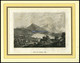 ZUG Am Zuger See, Gesamtansicht, Stahlstich Von B.I. Um 1840 - Lithographien