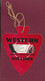 060922 - AVIATION ETIQUETTE A BAGAGE - WESTERN AIR LINES Parcel Or Apparel TAG - Indien Flèche - Étiquettes à Bagages