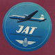 060922 - AVIATION ETIQUETTE A BAGAGE - JAT JUGOSLOVENSKI AEROTRANSPORT - Yougoslavie - Etichette Da Viaggio E Targhette