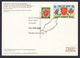 1984 Postcard Isle Of Man Steam Railway Displaying Two IOM Stamps With British Philatelic 66th Congress SHS - Unclassified