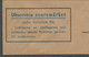 M 2a. Envelop With Replay Stamp. Small National Coat Of Arms. . MNH (**) See Description And Scans - Military