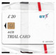 UK - BT - BCF - Rose Trial Card 20£, TRL016b (No Date, Written 4438, Big Gemplus), 1.000ex, NSB - BT Test & Essais