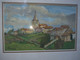 Gouache Ancienne Sur Papier Représentant Un Village Du Pays Basque, Signé Louis ( Louis Paul ) St Paul Les Dax - Landes - Waterverf