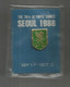 Pin's Dans Emballage D'origine, Sports, THE 24 Th OLYMPIC GAMES,SEOUL 1988, By Eden Arts, Frais Fr 1.65 E - Olympische Spiele