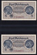 2x 5 Reichsmark 1939 O.A. - Serie J Mit Fast Laufender KN - Reichskreditkassen (ZWK-4a) - Other & Unclassified