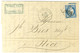 GC 2656 / N° 60 Conv Stat Bleu ST RAPHAEL / M.VINT. (78) Sur Lettre Pour Nice. 1874. - TB / SUP. - Autres