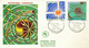 Gabon, Gabun 1963 Telecommunication FDC + Stamps Perf. - Afrique