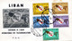 Liban, Libanon 1966 UIT FDC + Stamps Perf. - Azië