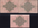 3x 50 Mark 1906, 1908 + 1910 - Reichsbank (DEU-22, 30, 38) - 50 Mark