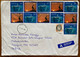 NORWAY,2022,USED COVER 1 SELF ADHESIVE YEAR 2000 MILLENNIUM STAMPS 11 AIRMAIL VIGNETTE,POSTEN NORGE CANCEL TO IN - Brieven En Documenten