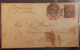 UK GB GREAT BRITAIN 1855 7d Internal Rate Registered Cover Bearing 6d Embossed + 1d Red To Whalley, Cds Blackburn/todmod - Storia Postale