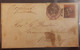 UK GB GREAT BRITAIN 1855 7d Internal Rate Registered Cover Bearing 6d Embossed + 1d Red To Whalley, Cds Blackburn/todmod - Covers & Documents