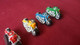Delcampe - Magnet, Motorcycles, 4 Pieces In 4 Different Colors, 4 X 2,3 Cm - Andere & Zonder Classificatie
