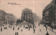 COB 135 Sur CPA Bruxelles Place De Brouckère Obliteration De Fortune Obaix Buzet - Simple Cercle XIX Siecle - Noodstempels (1919)