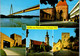 37225 - Niederösterreich - Hainburg An Der Donau , Donaubrücke , Ungartor , Fischertor , Wienertor , Mehrbildkarte - Nic - Hainburg
