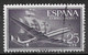 Spain 1955. Scott #C148 (U) Plane And Caravel - Used Stamps