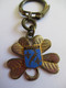 Porte-Clés Publicitaire Ancien/Porte-Bonheur Souvenir/ CANNES/Trèfle à  4 Feuilles/avec Blason /Vers 1960-1970    POC544 - Key-rings