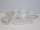 *LOT De 5 Bougeoirs Cristal Et Verre France Biot Ou Autre Collection Bougies  E - Kandelaars, Kandelaars & Kandelaars