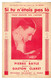 VP20.375 - PARIS - Ancienne Partition Musicale ¨ Si Tu N'étais Pas Là ¨ Paroles De Pierre BAYLE / Musique De G. CLARET - Partitions Musicales Anciennes