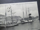 Frankreich 1911 Segelboote AK Cette Canal Maritime Et Bateaux De Commerce Stempel Gare De Cette Nach Pau Gesendet - Voiliers