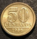 BRESIL - 50 CENTAVOS 1956 - KM 566 - Brasil - Brazil - Qualité - Brasil