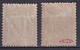 COTE D'IVOIRE - 1900 - GROUPE - YVERT N° 15+17 * MH  - COTE = 78 EUR. - - Unused Stamps