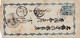 29732# JAPON NIPPON ENTIER POSTAL STATIONERY ENVELOPPE 1 SEN BLEU - Enveloppes