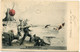 HONG KONG CARTE POSTALE -THE JAPANESE RUSSIAN WAR N°1ST DEPART VICTORIA ? MY 04 HONG-KONG POUR ( L'ALGERIE ) - Briefe U. Dokumente