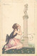 Illustratore Adolfo BUSI Glamour Lady Cupid Statuette Fantasy - Busi, Adolfo